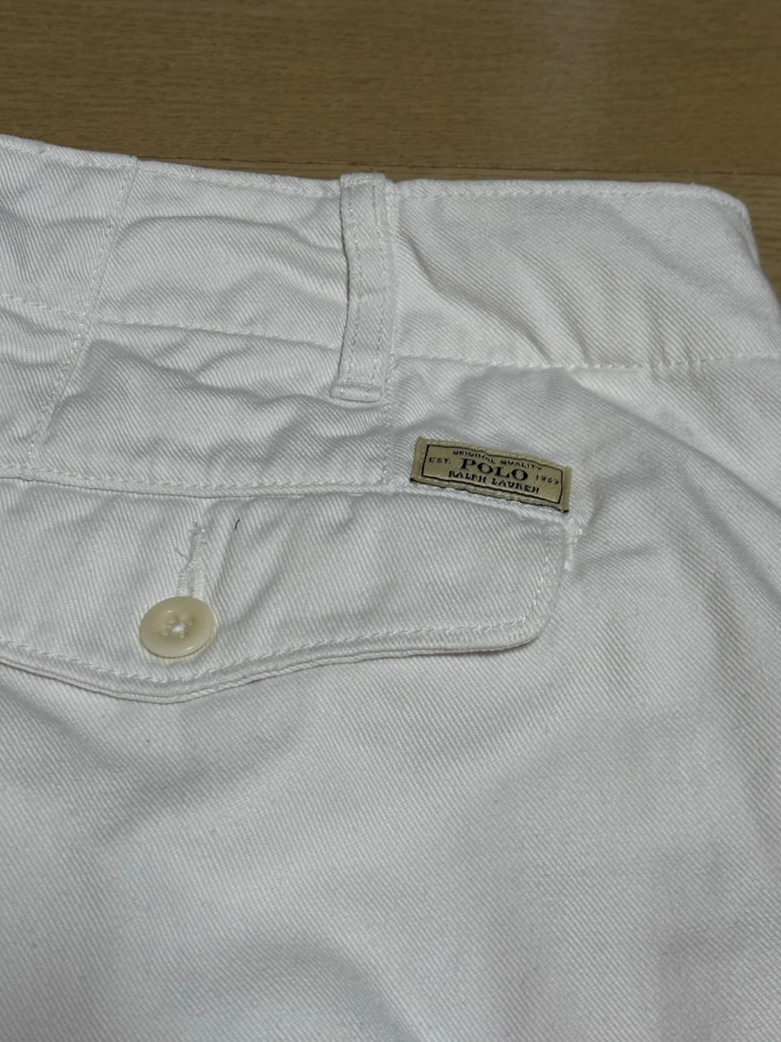 폴로랄프로렌 화이트 크롭 치노 팬츠 상품이미지5