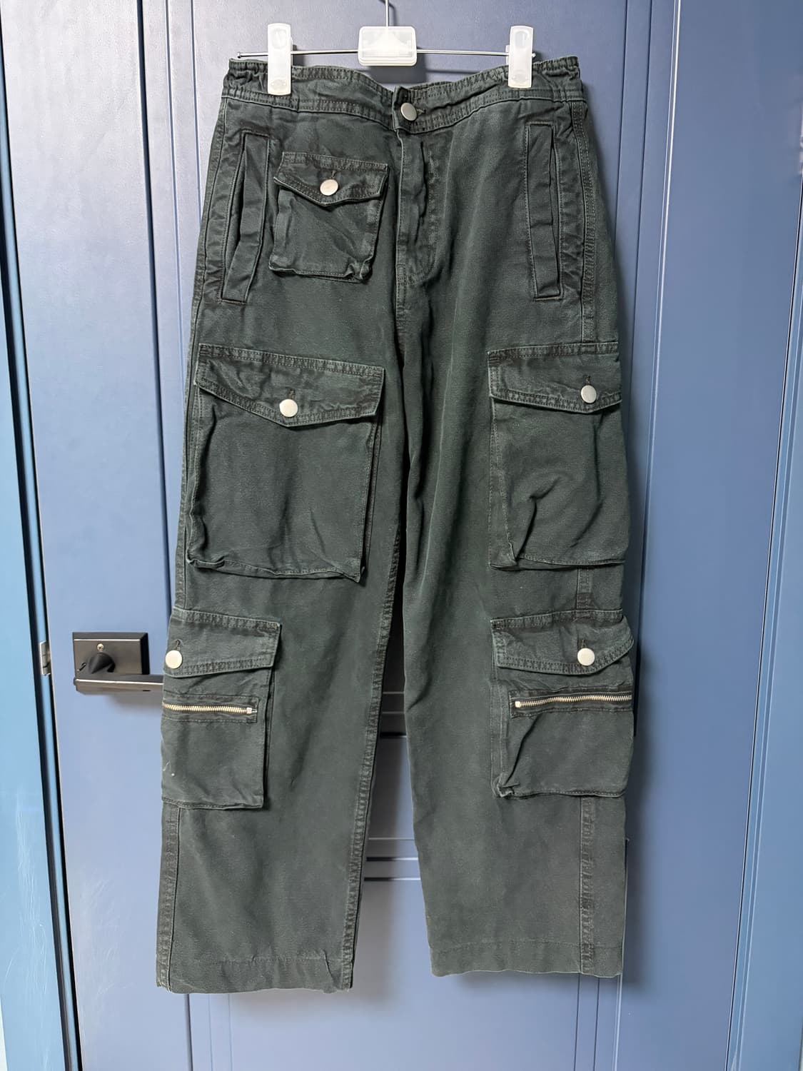 Zara 자라 카고팬츠 그린 남녀 모두 가능 유니섹스 상품이미지1