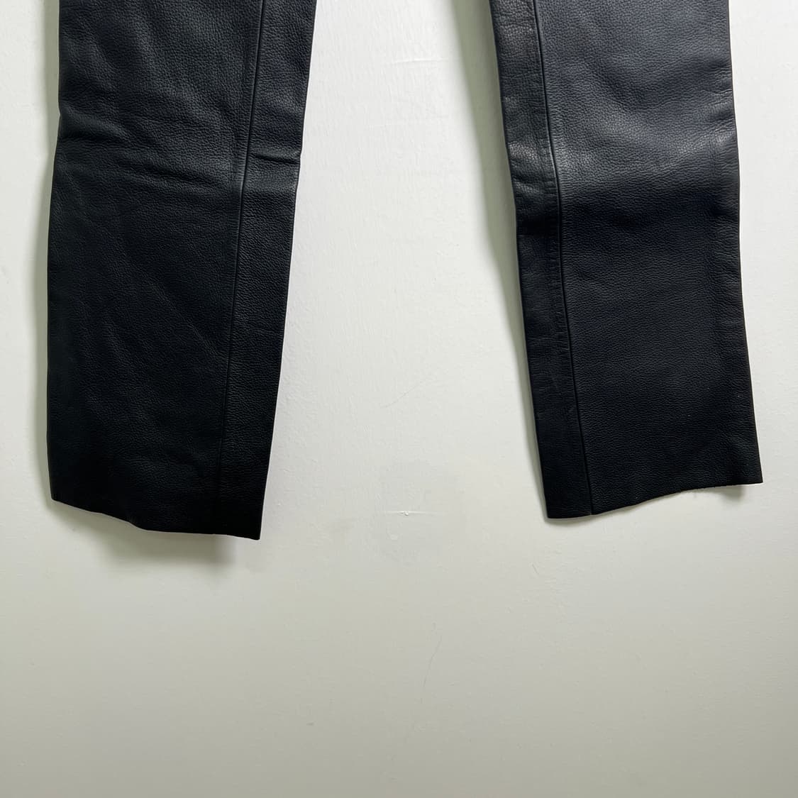 Bee 비 블랙 소가죽 레더 팬츠 24 상품이미지5