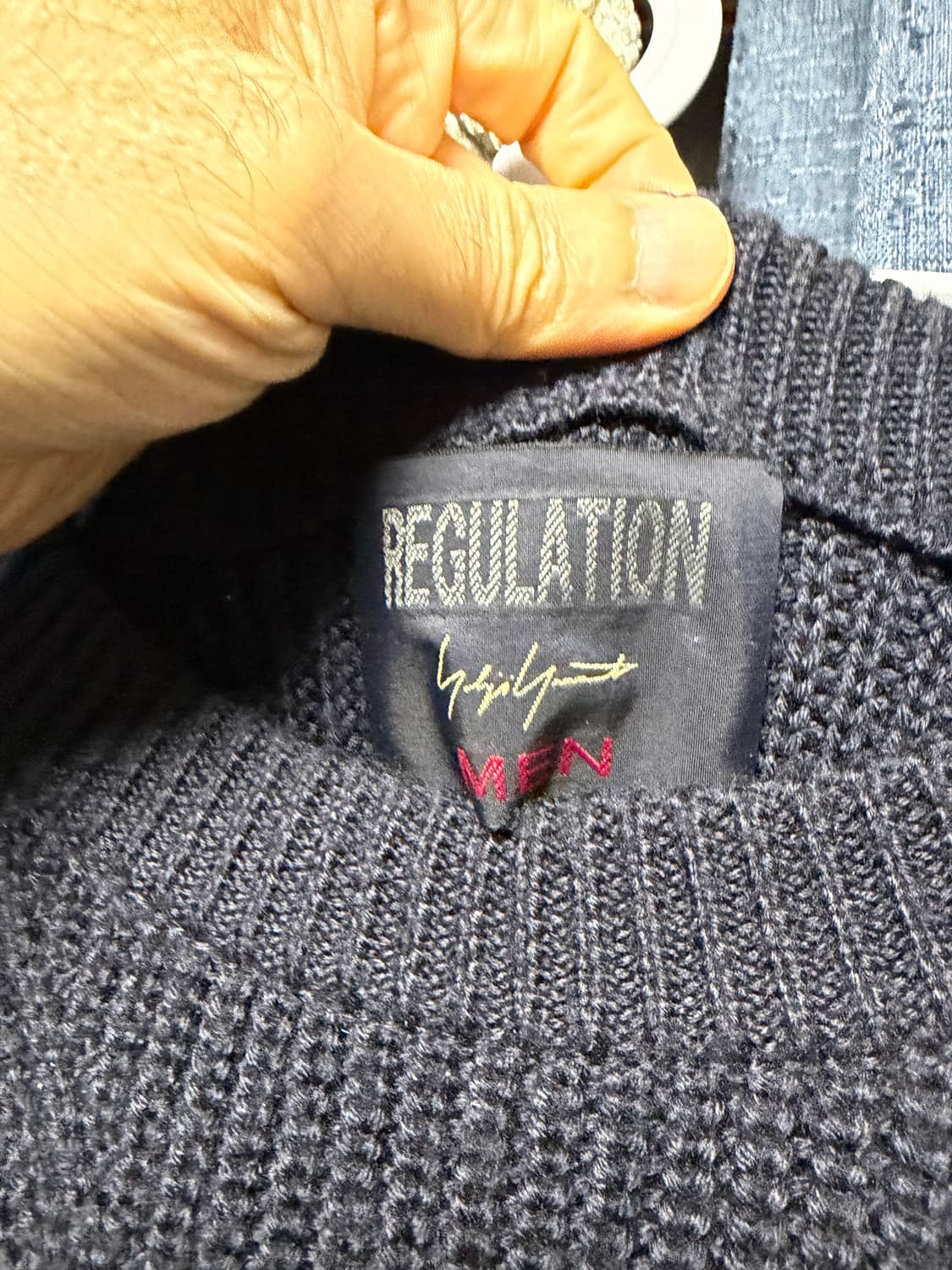 요지야마모토 겨울 니트 상품이미지2