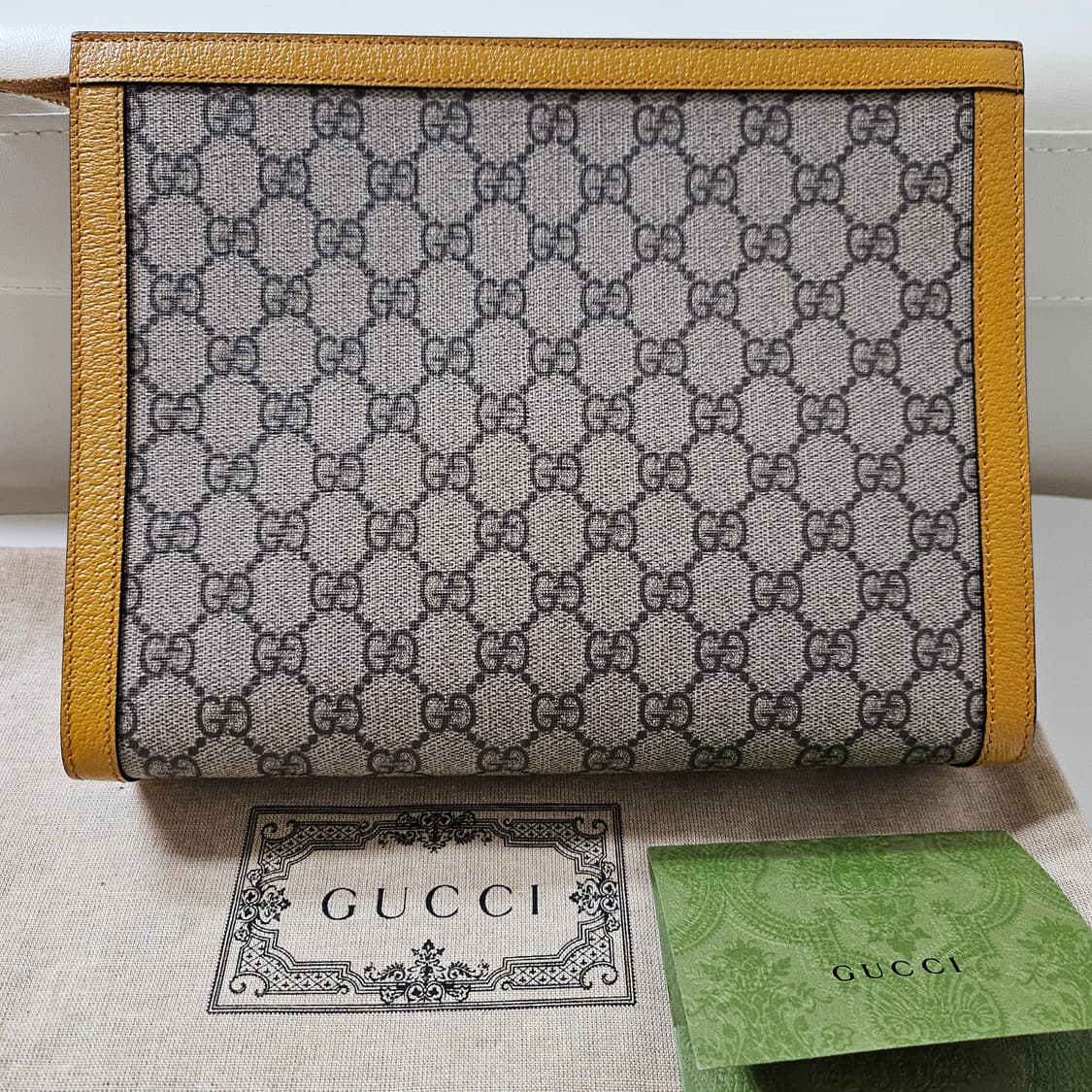 정품 구찌 카이 테디베어 클러치백 한정판 풀박스 상품이미지2