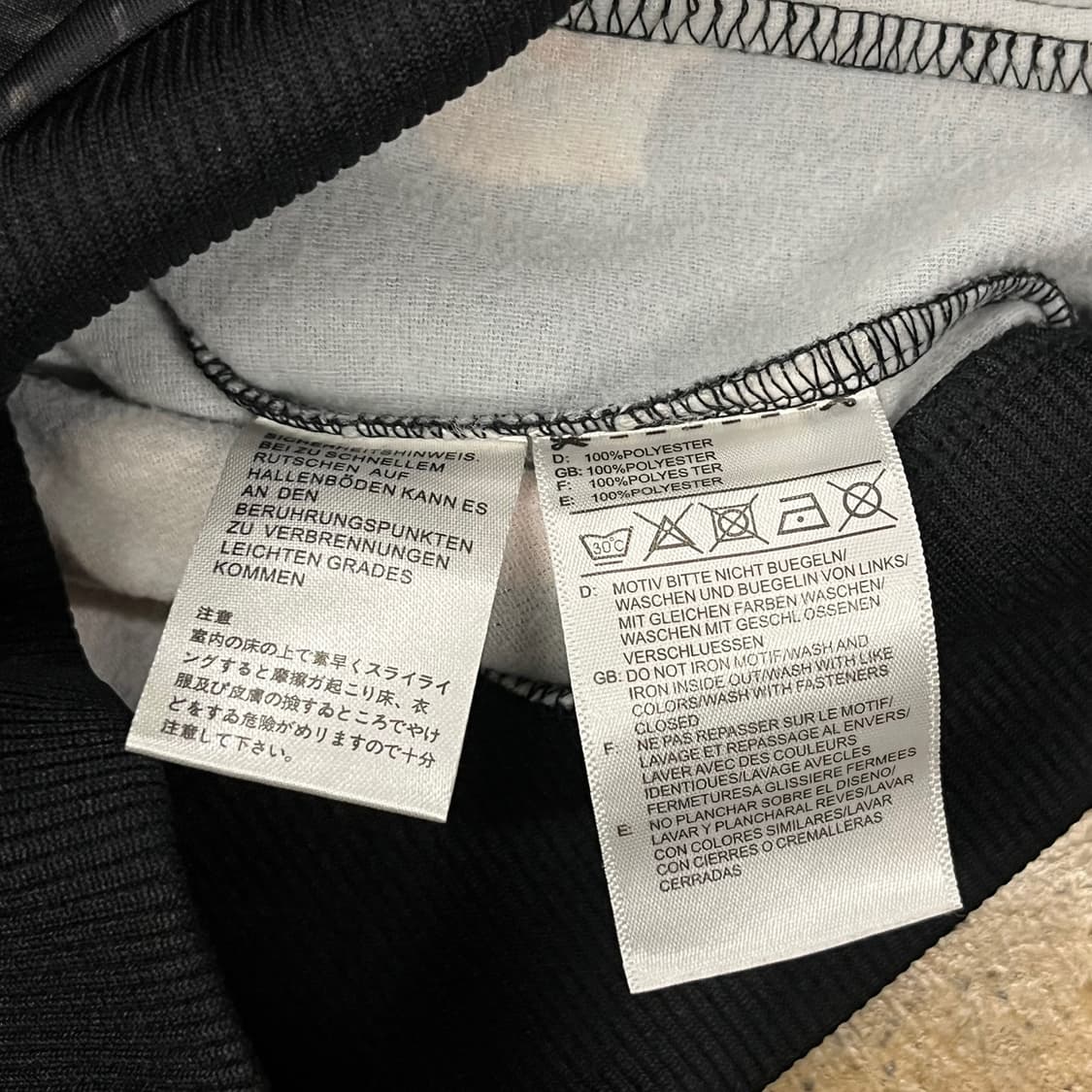 [정품/L] 아디다스 블랙 플라워 트랙 자켓 져지 b19 상품이미지6