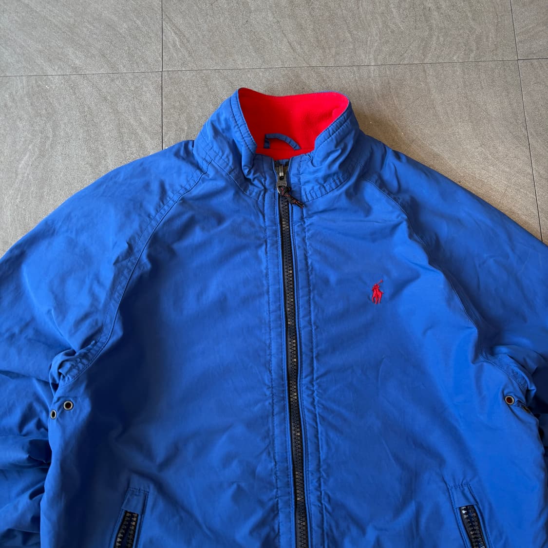 폴로 정품 딥 블루 웜업 블루종 자켓 상품이미지3