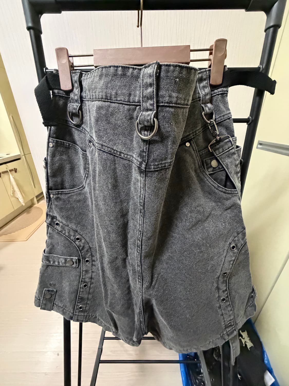 FIVEKOH 데님 스트릿 반바지 상품이미지5