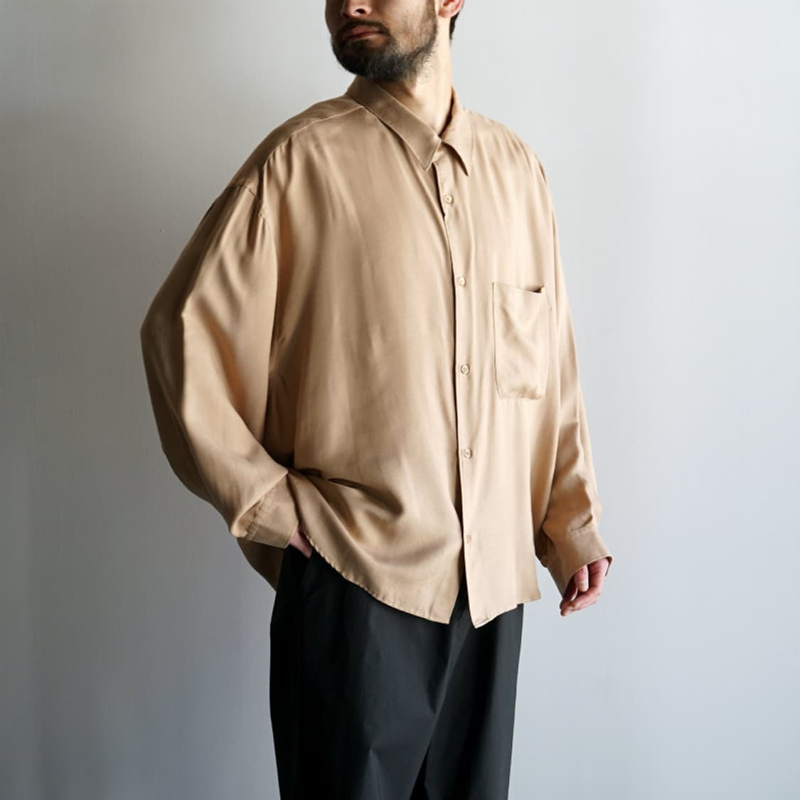 Graphpaper Viscose Big Sleeve Shirt 상품이미지2