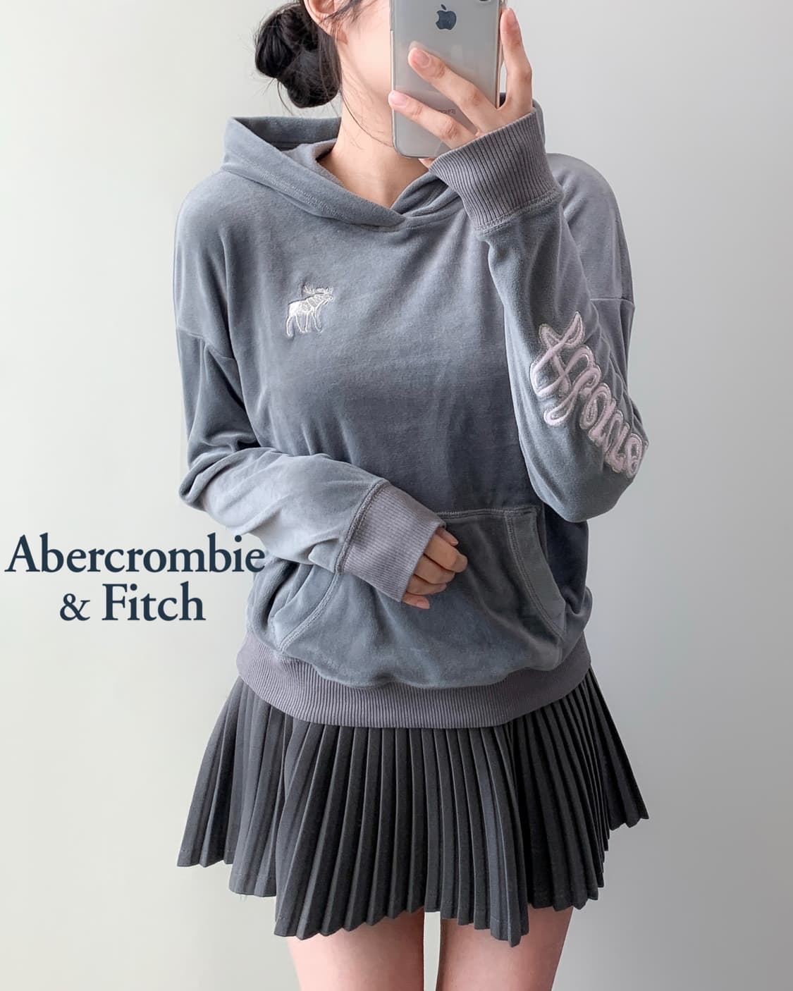 아베크롬비 밸벳 후드티  상품이미지3