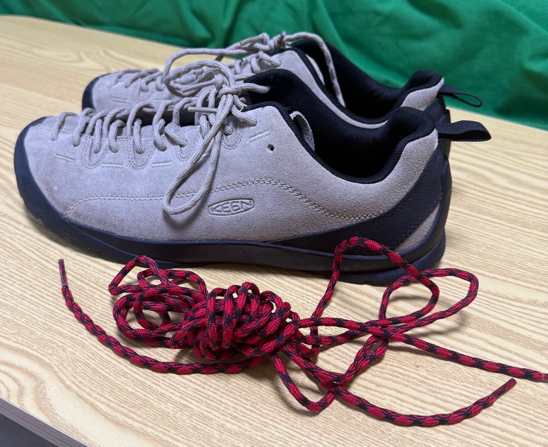 킨 재스퍼 스웨이드 스니커즈 실버 밍크 상품이미지2