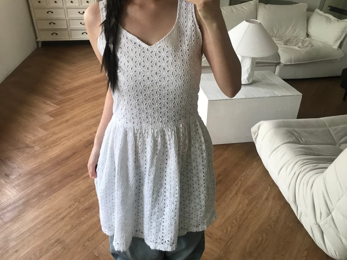 vintage eyelet one-piece 상품이미지2