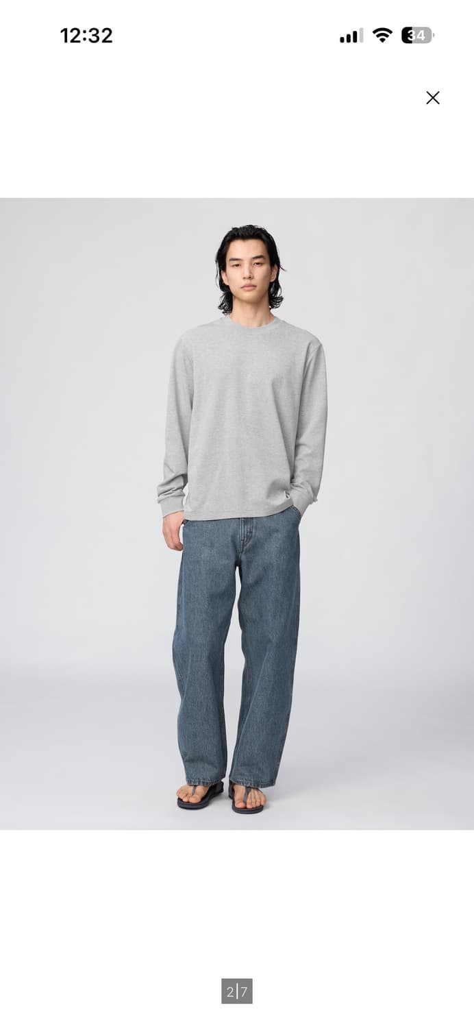 유니클로 코튼 스트라이프T 상품이미지2