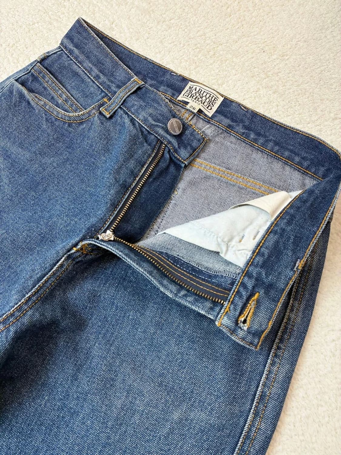 마리떼프랑소와저버 우먼스 테이퍼드핏 데님 팬츠 PN6197 상품이미지3