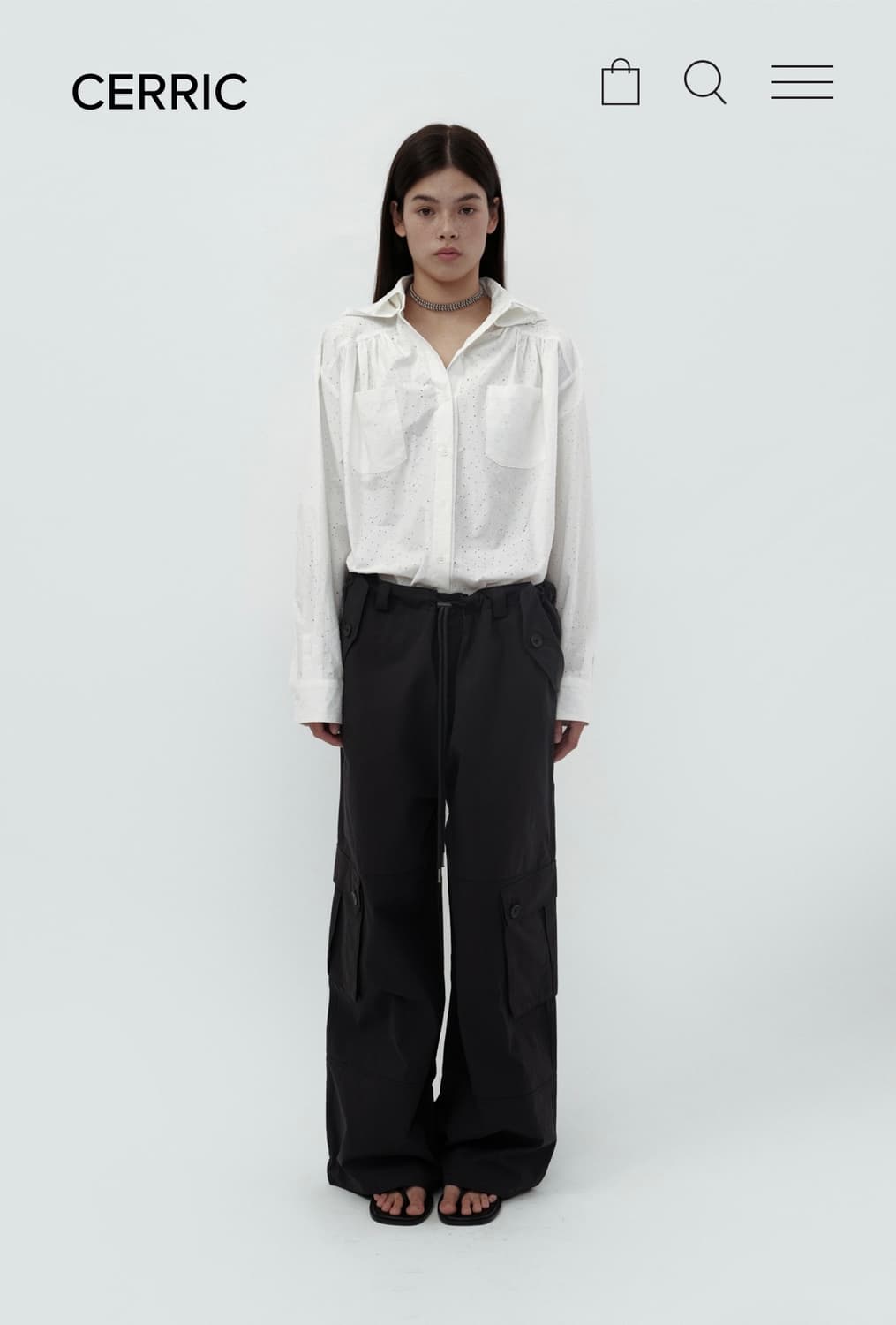 cerric cargo cotton pants 세릭 카고 코튼 팬츠 상품이미지2