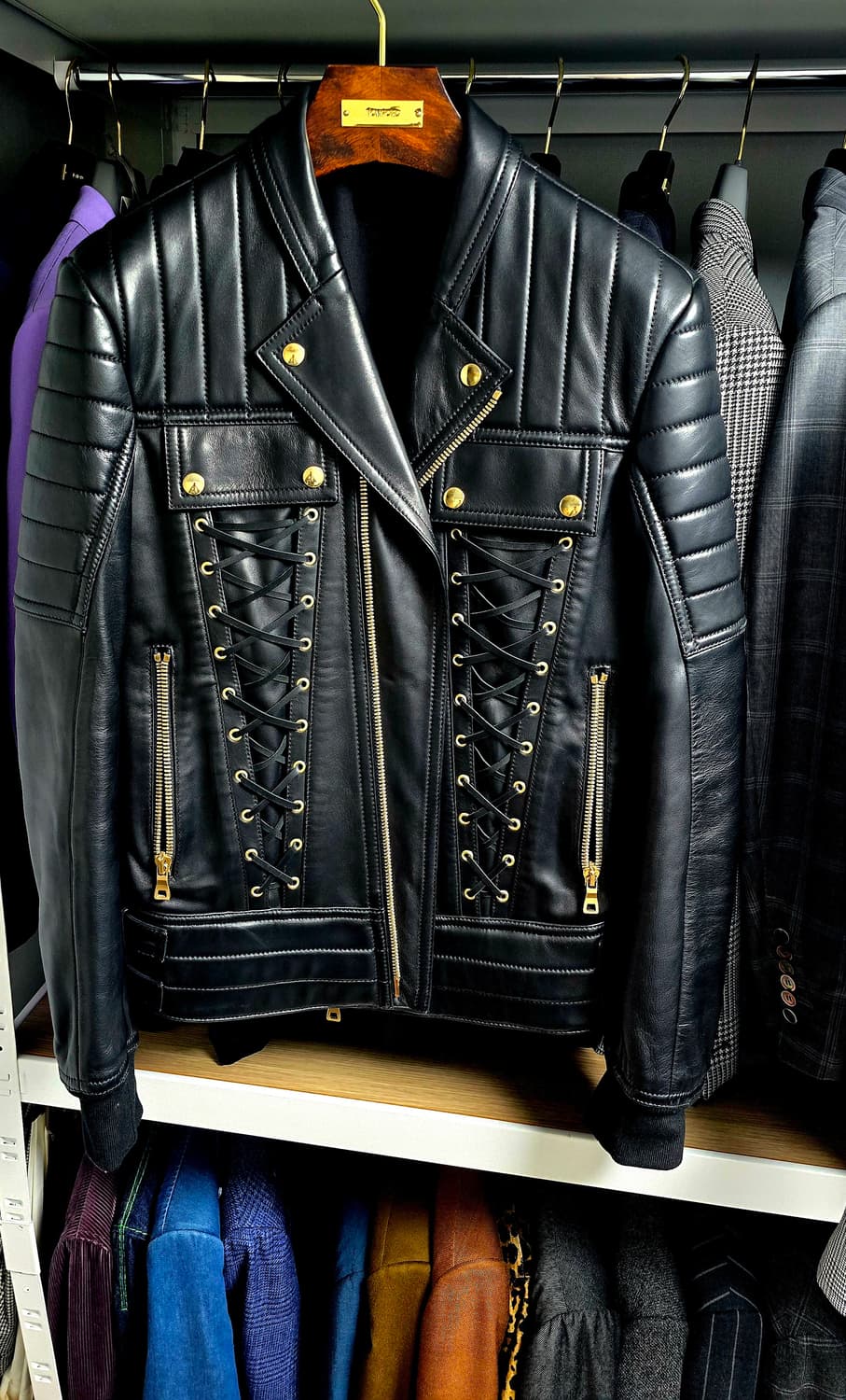 (명작,강추👍)발망 가죽자켓 라이더자켓 레더자켓 상품이미지4