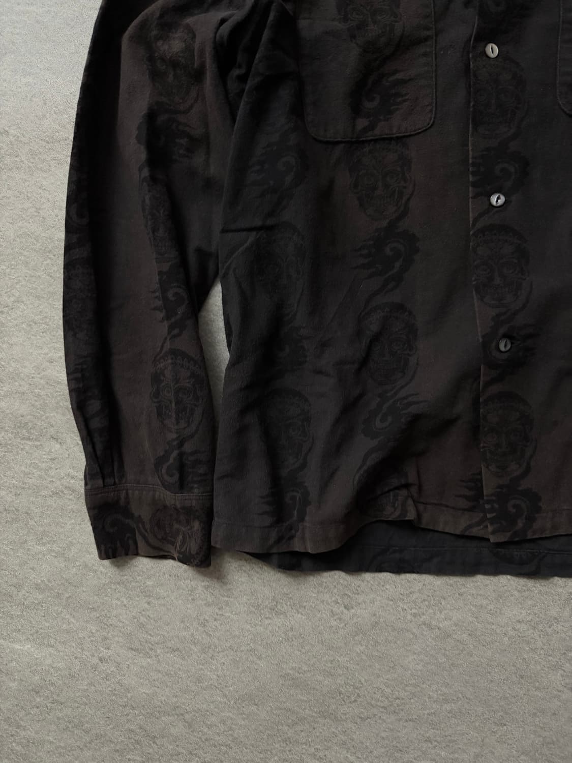 넘버나인 자카드 벨벳 셔츠 상품이미지4