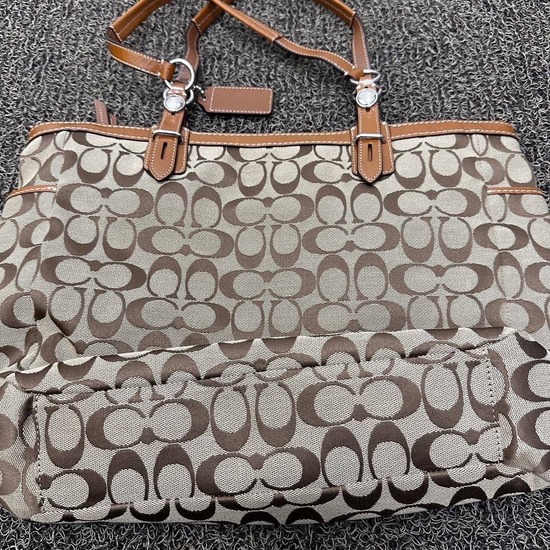 COACH 코치 시그니처 여성 숄더백 브라운 상품이미지5