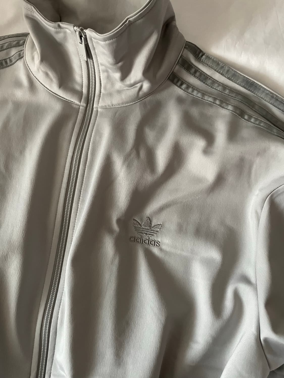 아디다스 트랙탑 져지 저지 그레이 오버사이즈 상품이미지4
