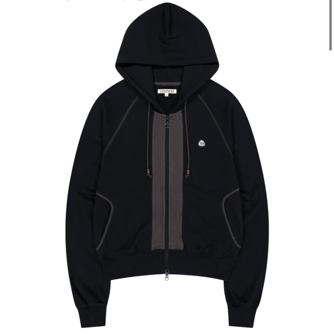 코이세이오 퍼커링 후드집업 블랙 사이즈1 상품이미지3