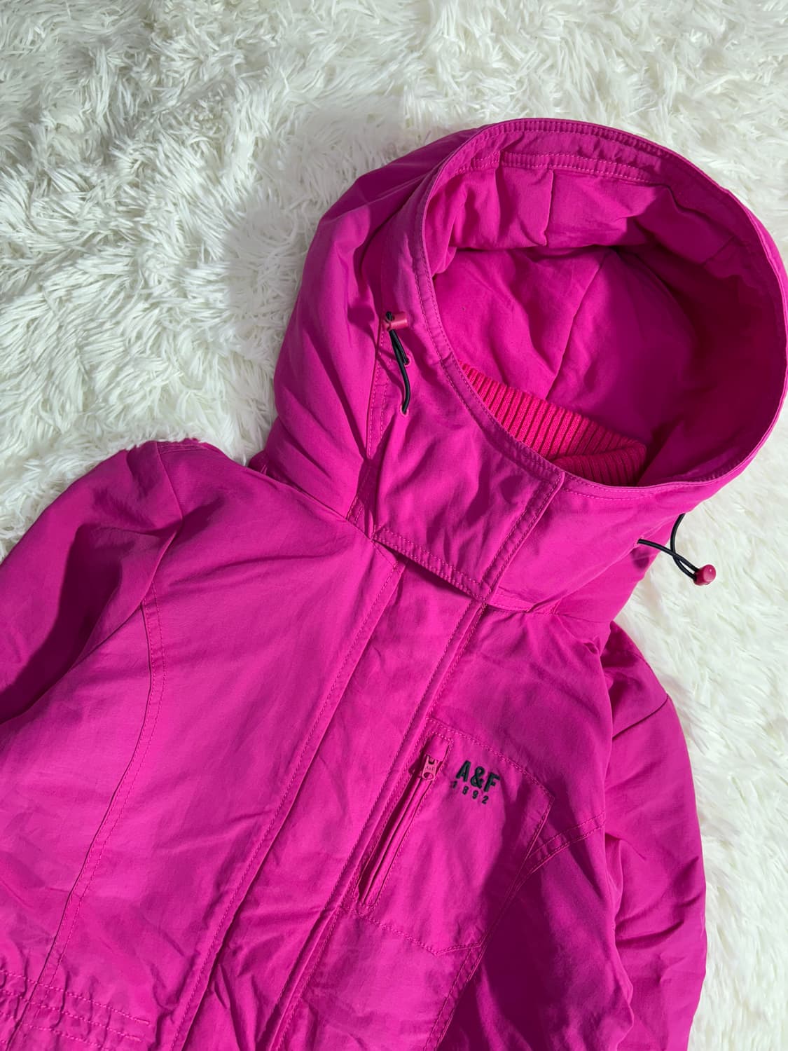 아베크롬비 딥핑크 자수로고 후디 자켓  상품이미지7