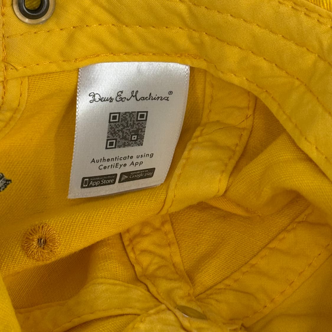 데우스엑스마키나 (Deus)Compact dad cap 옐로우 상품이미지6