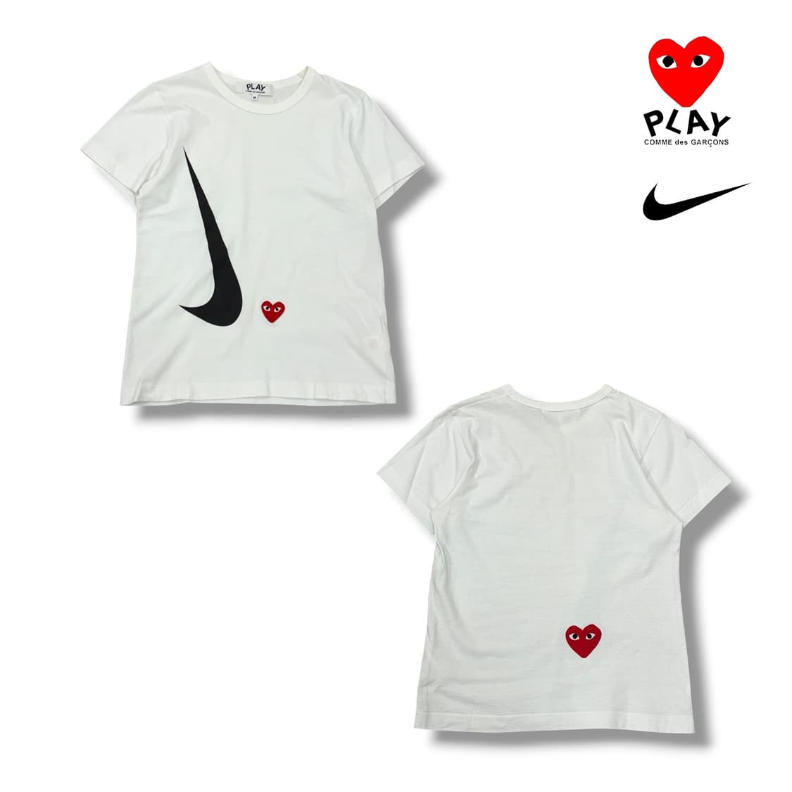 꼼데가르송x나이키 콜라보 반팔티 상품이미지2