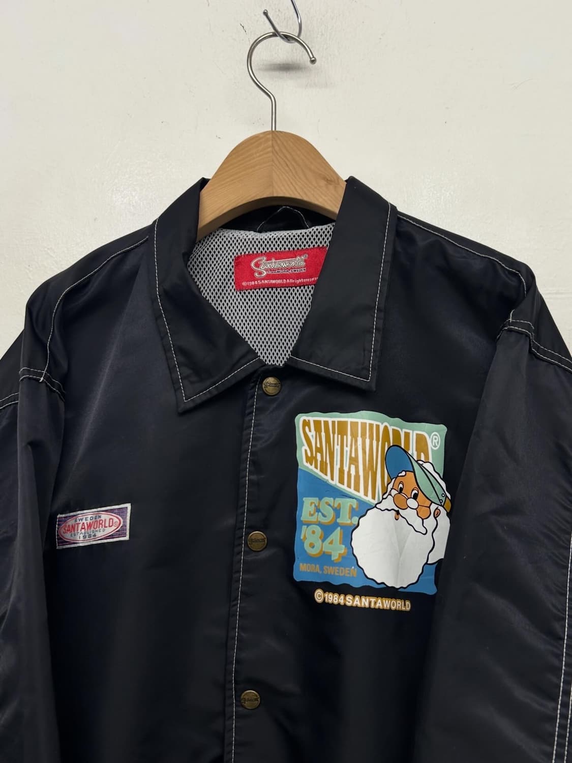 산타월드 블랙 코치자켓 상품이미지1