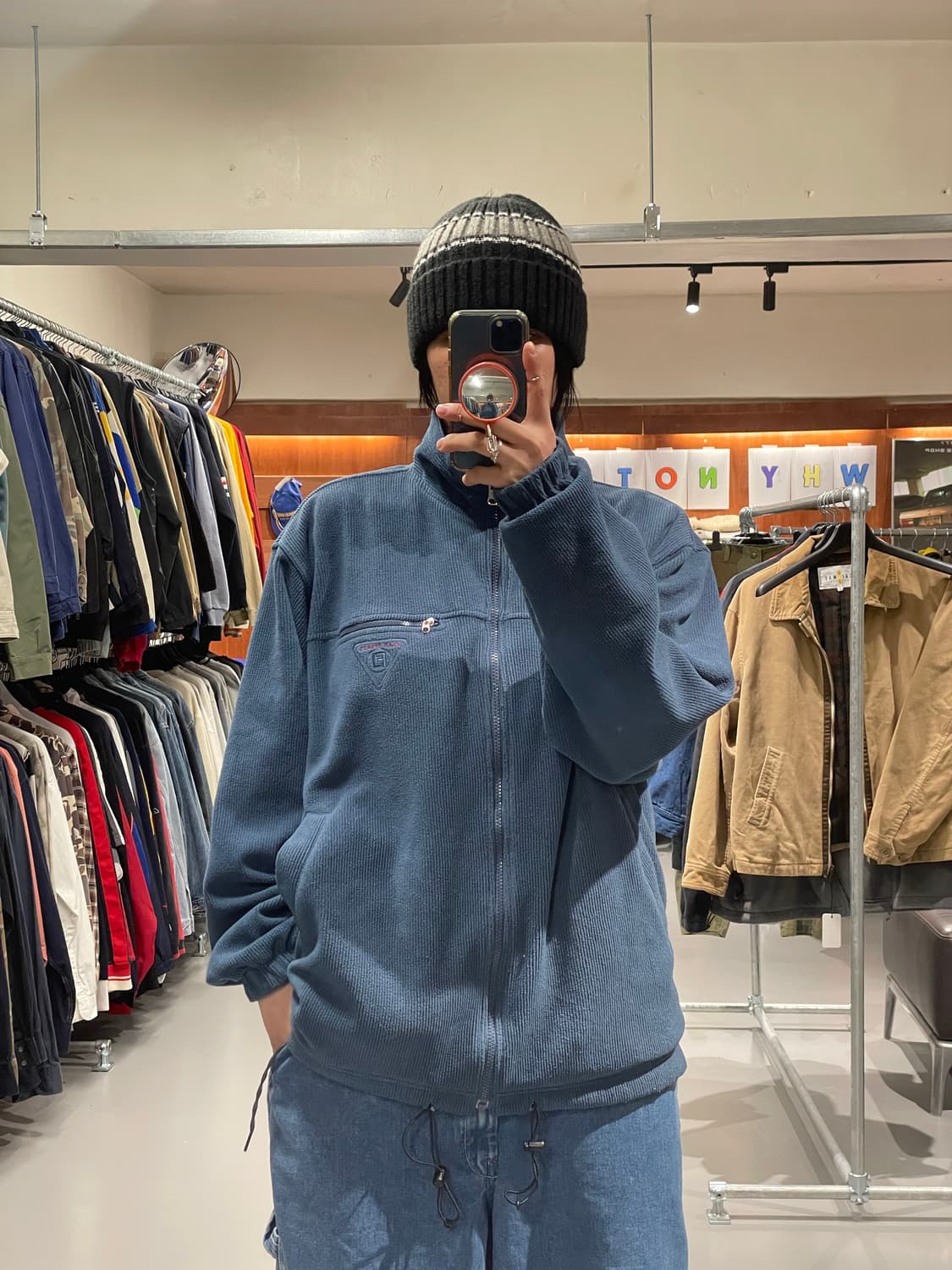 빈티지 리버시블 플리스 자켓 상품이미지1