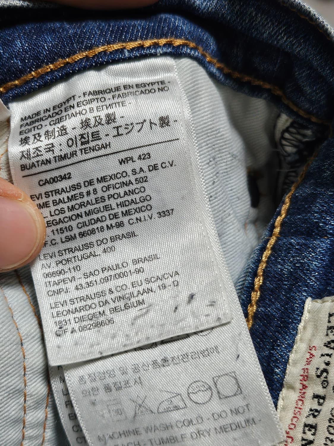 리바이스 513 데님 팬츠 32 상품이미지6