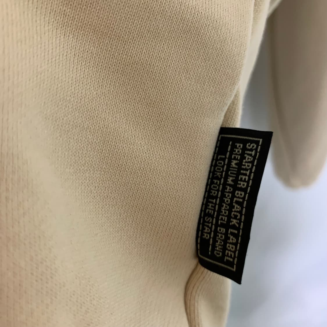 스타터 하프집업 후드티 베이지 아이보리 L 반집업 남녀공용 상품이미지7