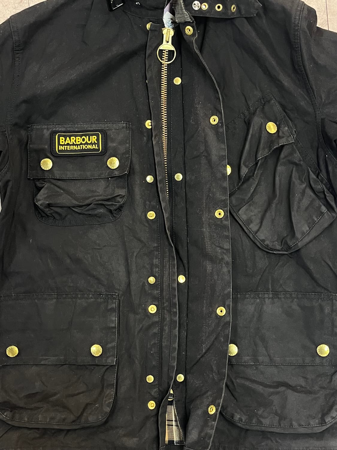 바버 왁스 자켓 블랙 95 #csz2318 상품이미지6