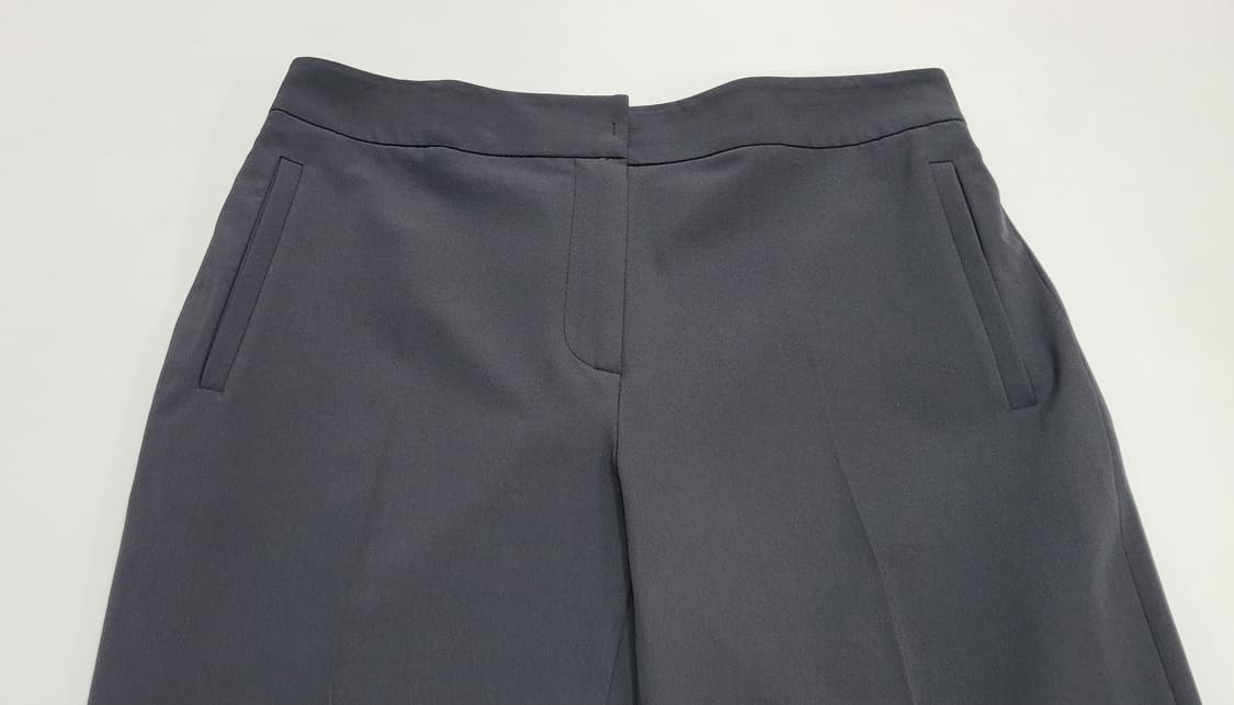 KUHO 21SS 구호 뒷밴딩 슬랙스 팬츠 / 여 67-96 블랙 
 상품이미지3