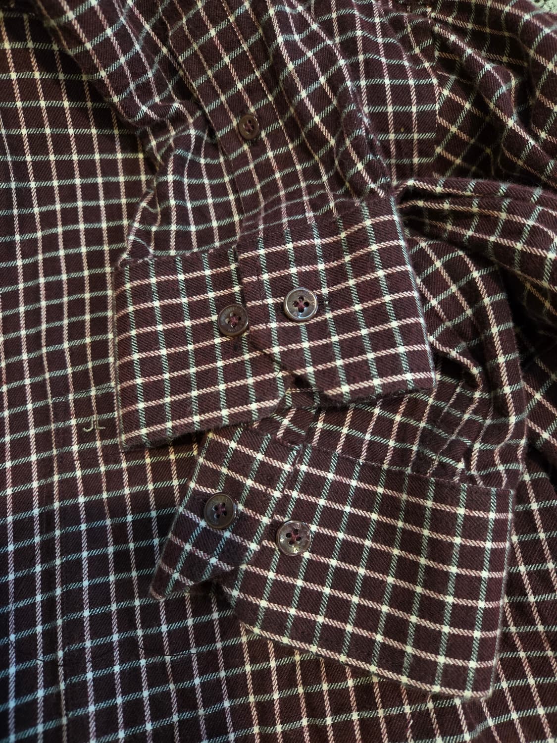 랑방 남성 셔츠 체크셔츠 정품 105 상품이미지4