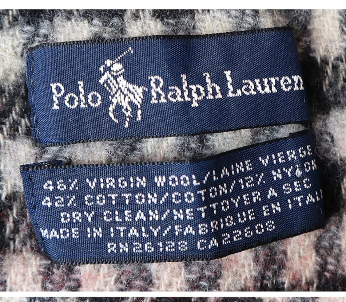 
이태리메이드 polo ralph lauren 폴로랄프로렌 빈티지 머플러 상품이미지8