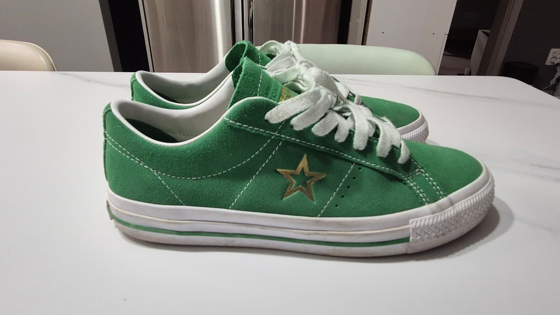 컨버스 원스타 스웨이드 그린 260mm 상품이미지2