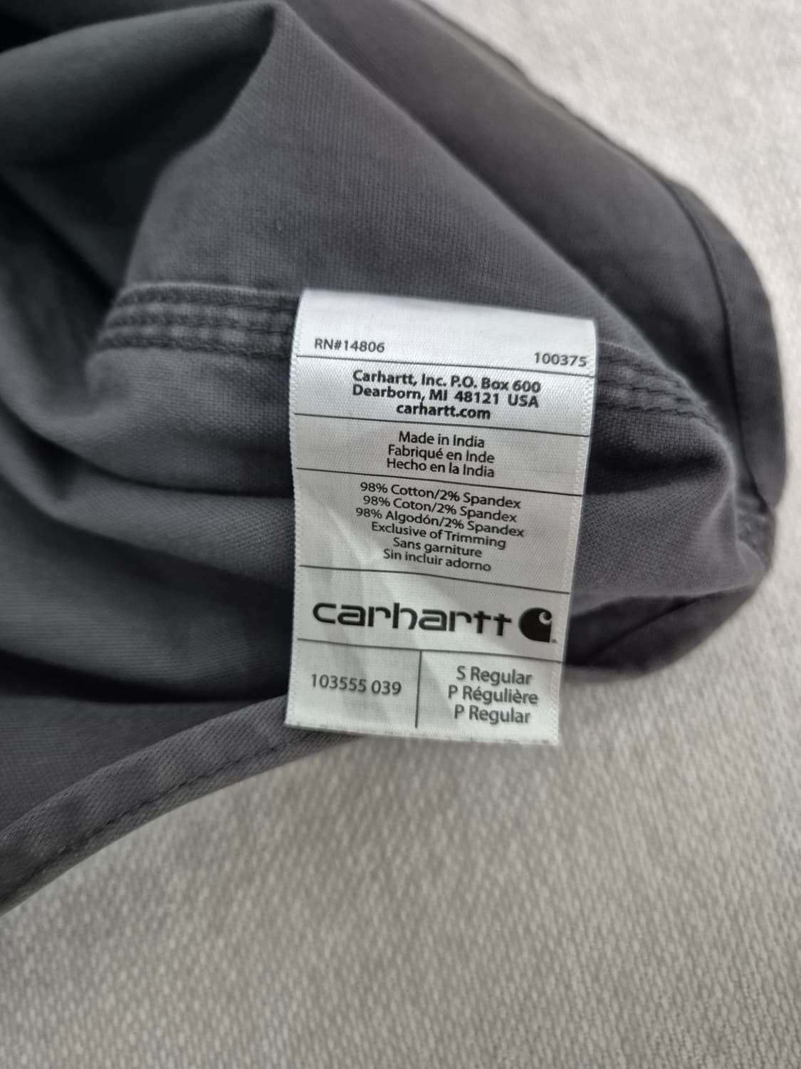 칼하트 셔츠 상품이미지3