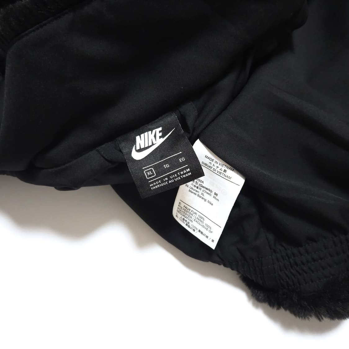 나이키 NSW 쉐르파 포우 퍼 자켓 블랙 상품이미지5