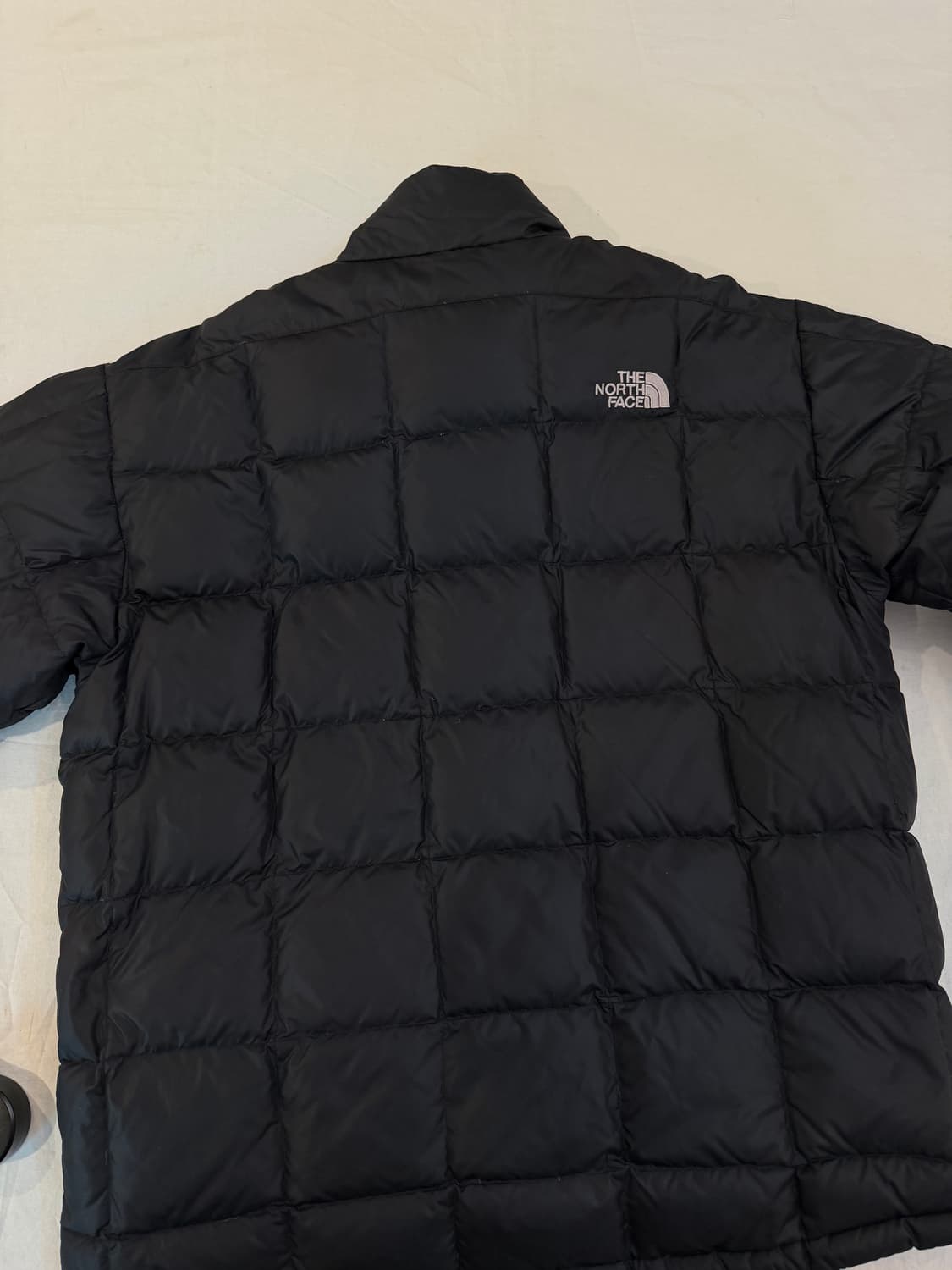 희귀) 노스페이스 바둑판 600필 구스다운 경량패딩 블랙 상품이미지4