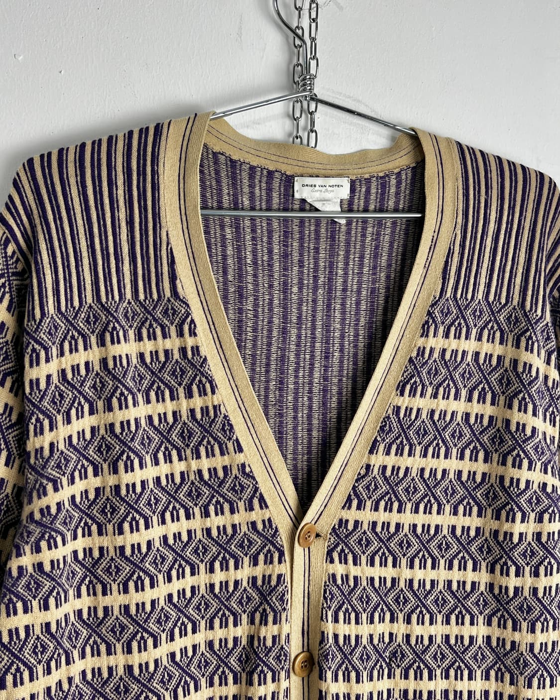 Dries Van Noten Leica Era Wool Cardigan 상품이미지2
