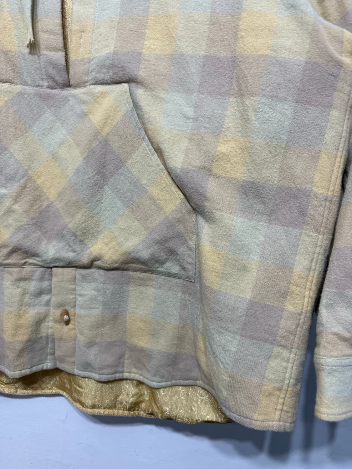 마리아노 magliano 22 체크 오버핏 아노락셔츠 M 상품이미지4