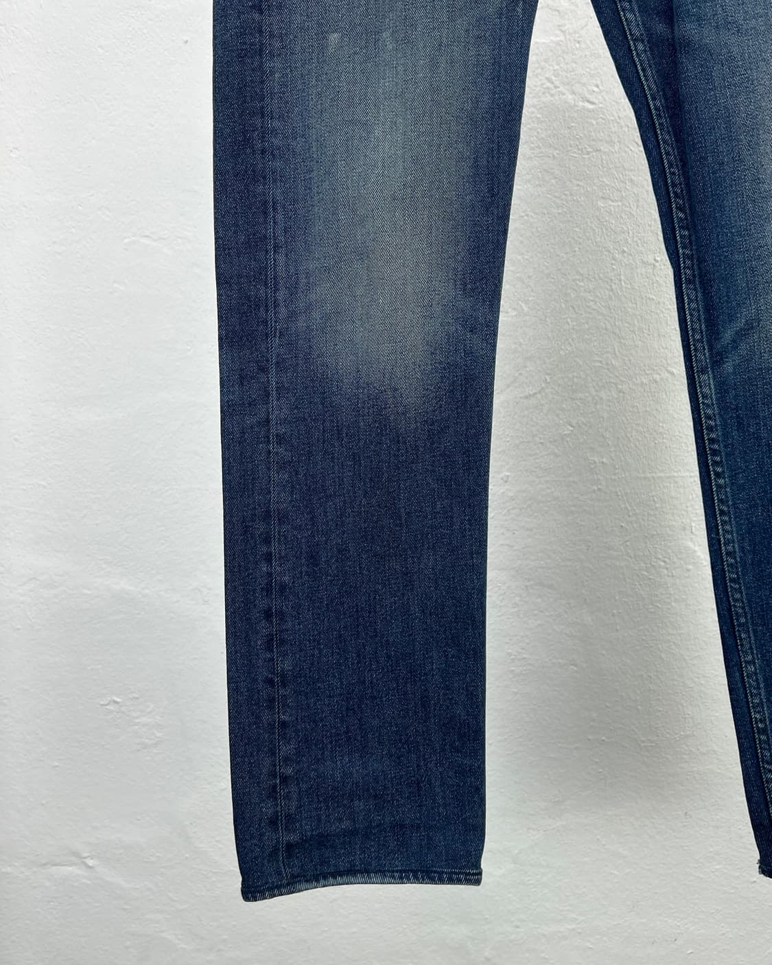 스톤아일랜드 인디고 블루 캣워싱 와펜 데님 팬츠 상품이미지5
