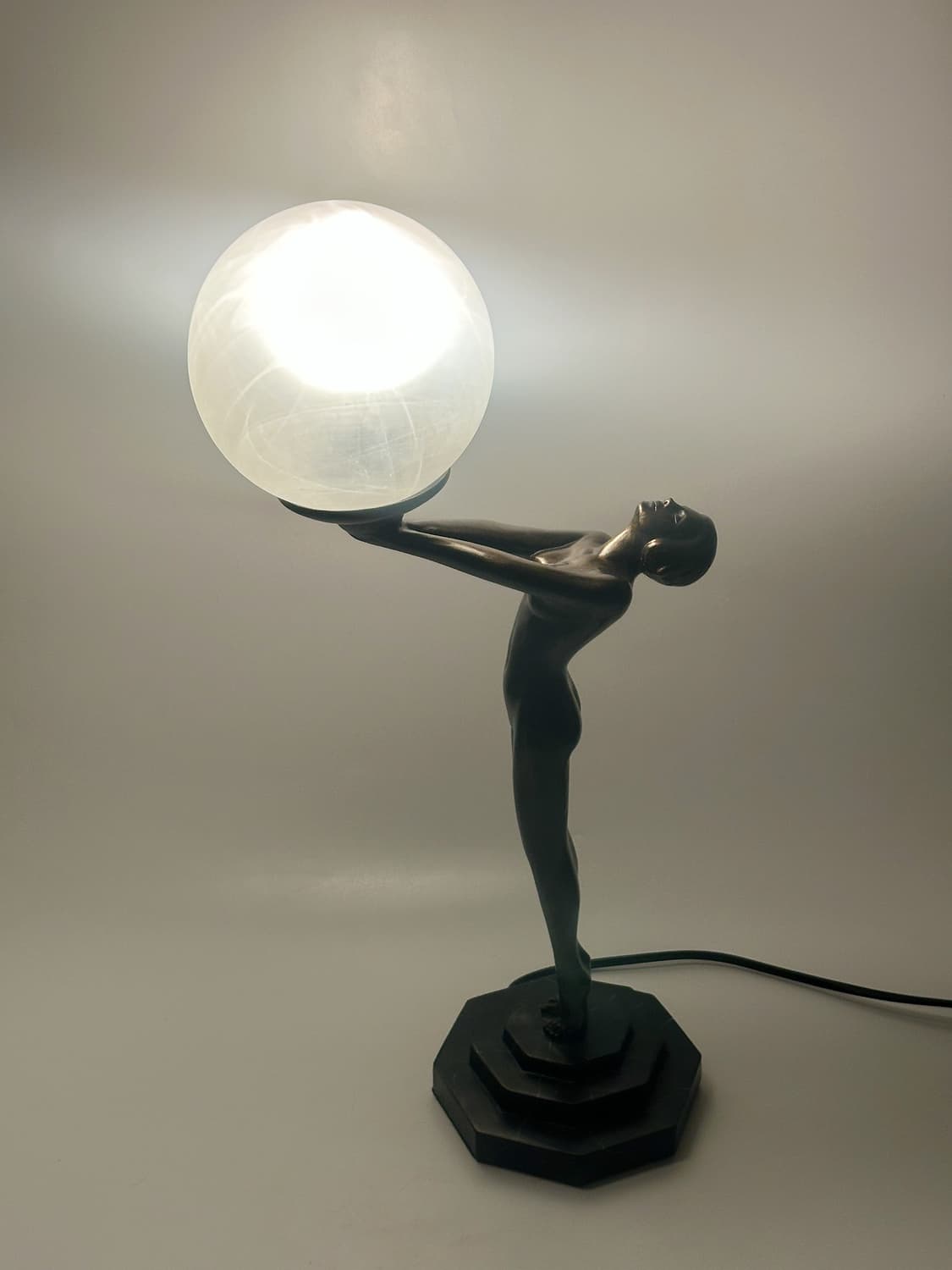 90’s 유럽 빈티지 아르데코 조명 테이블 레트로 앤틱 미드센츄리 상품이미지5