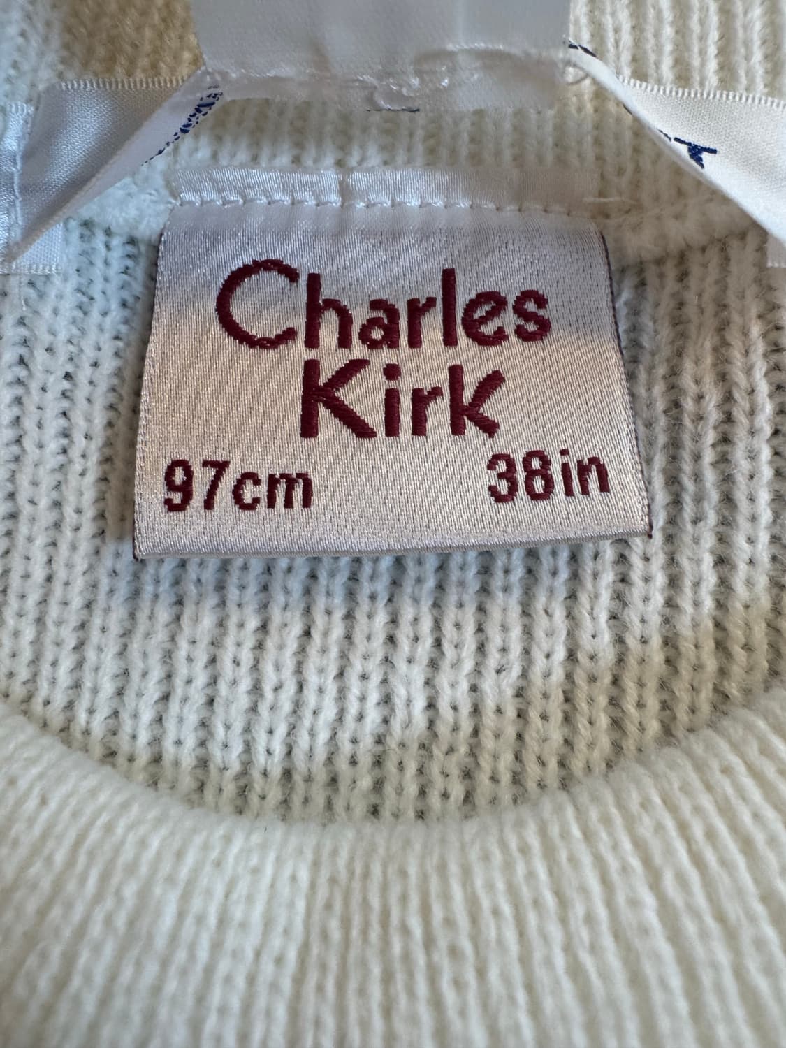 [S]Comme des Garcons 꼼데가르송 아이보리 레터링 니트 상품이미지6