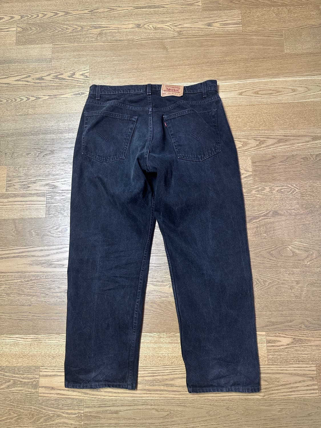 [38X30] 90s 빈티지 리바이스 565 블랙 usa 상품이미지2