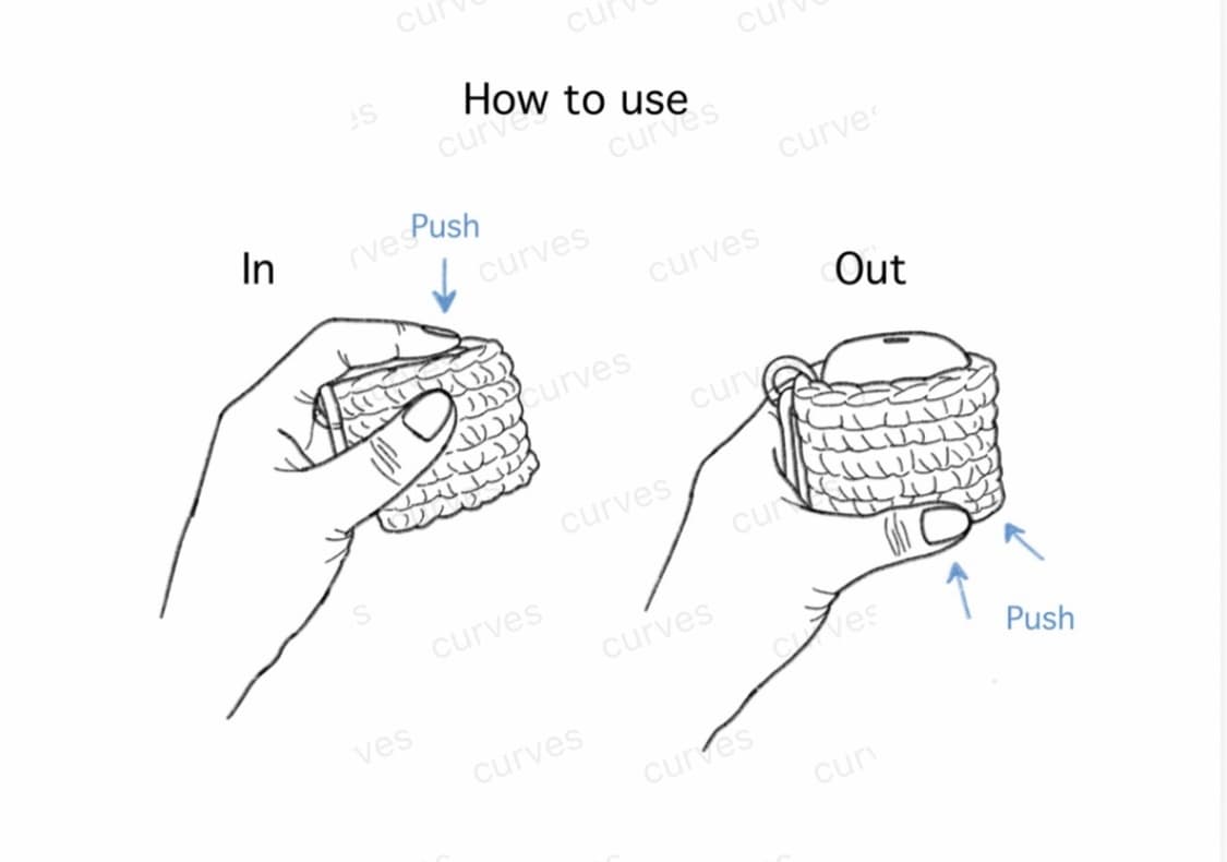 에어팟프로2/버즈2 crochet case 크로쉐 케이스 상품이미지10