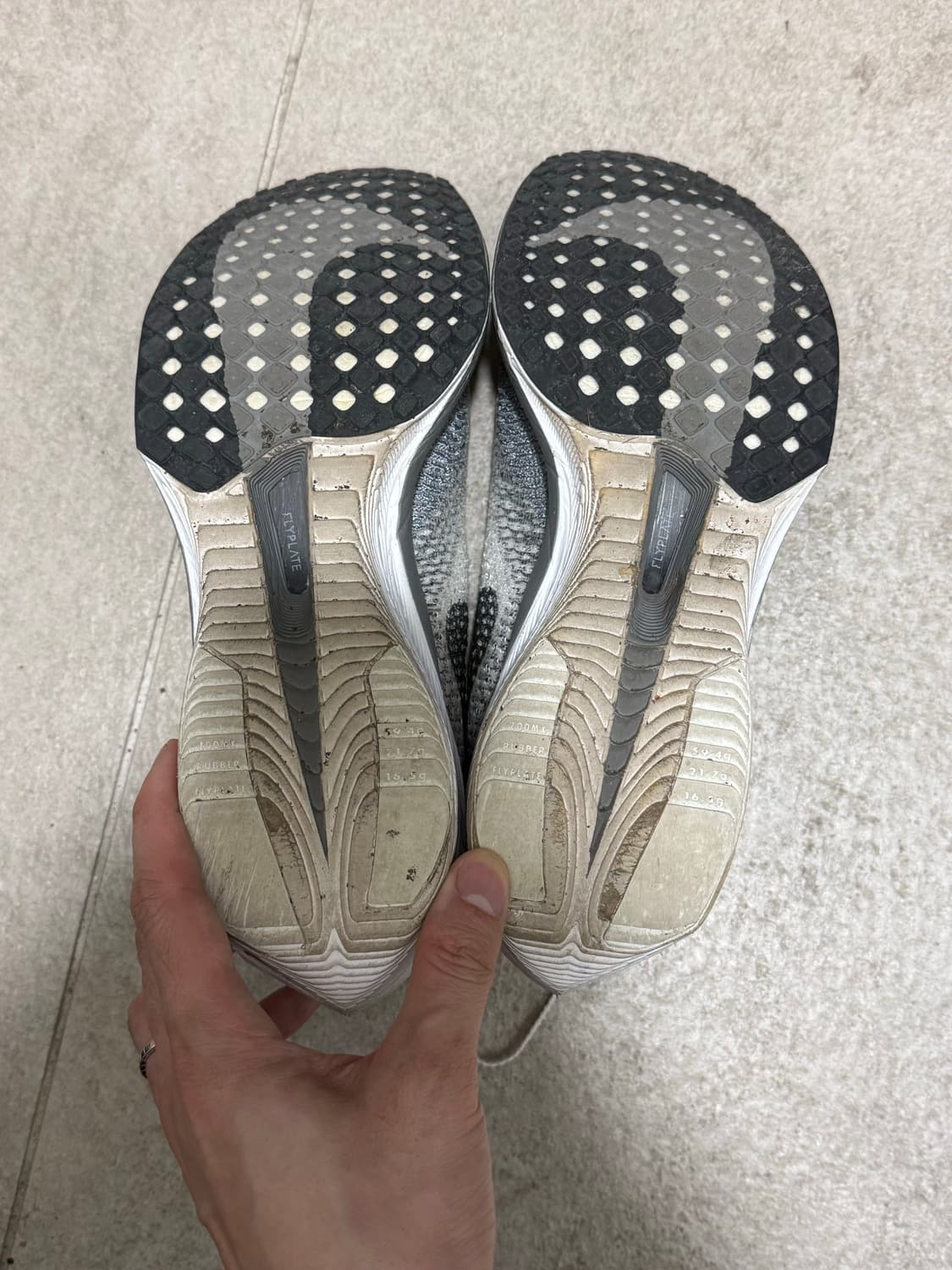 나이키 줌 베이퍼플라이 3 화이트 런닝화 US8 상품이미지2