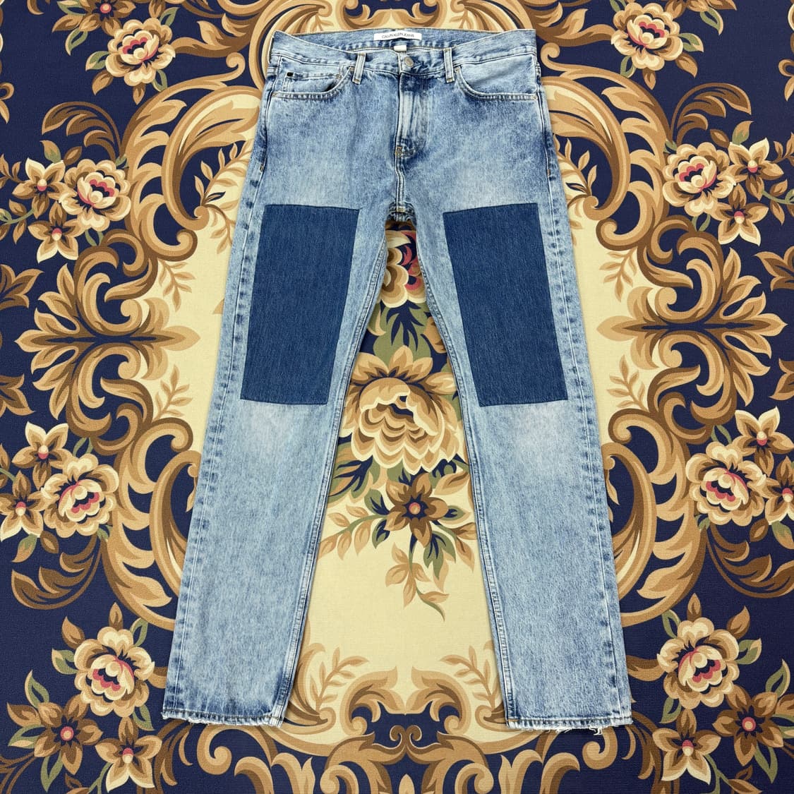 (34)캘빈클라인 Calvinklein  패치 데님팬츠 상품이미지1