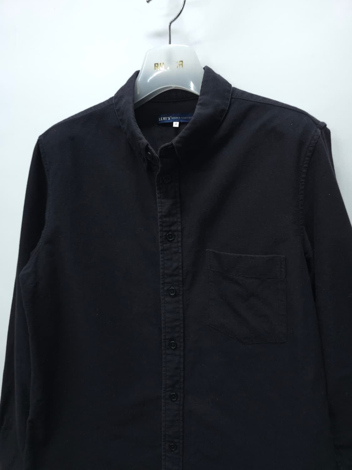 리바이스 메이드앤크래프트 블랙 옥스포드 코튼 셔츠 (66) 상품이미지2