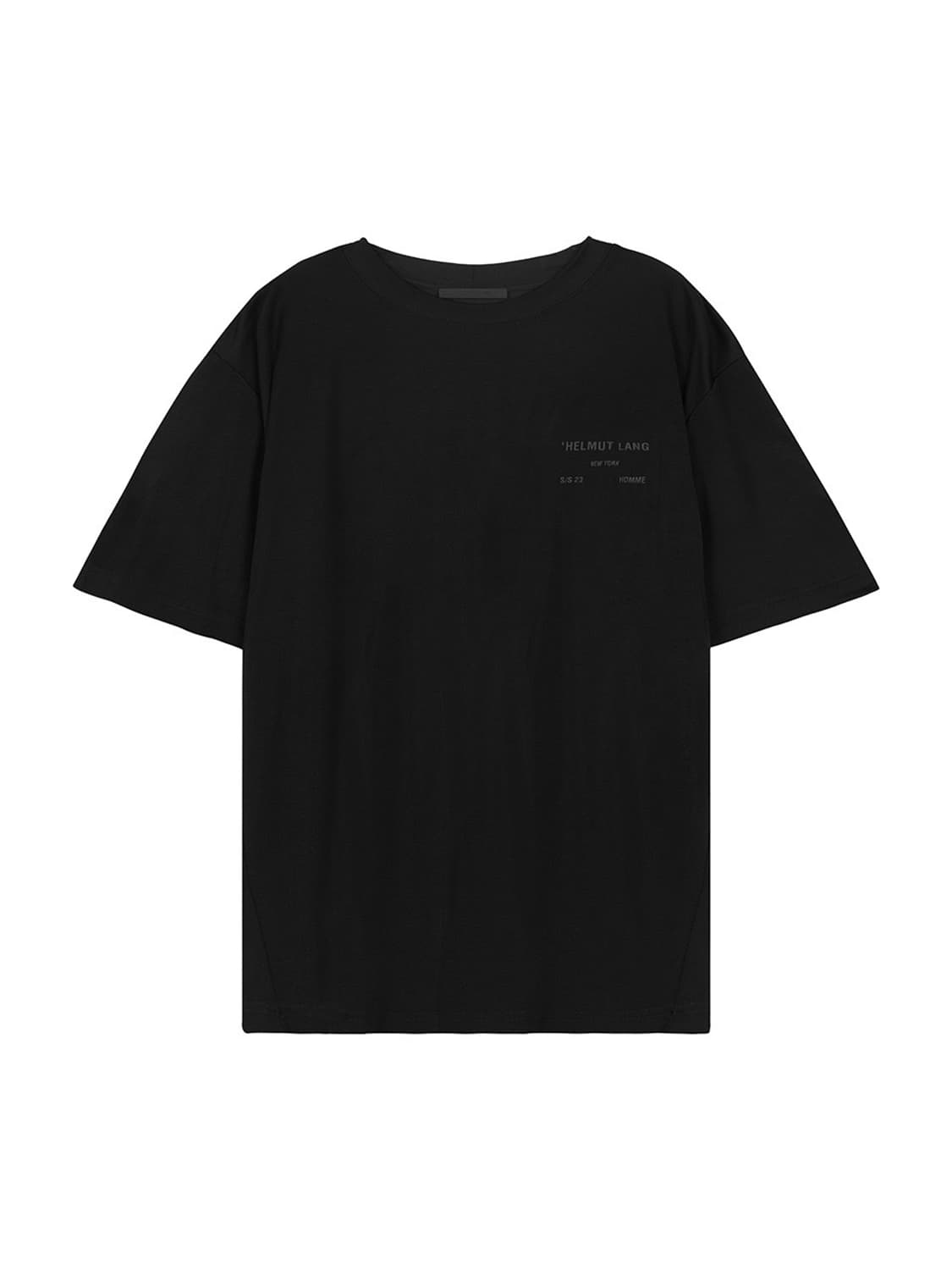 헬무트랭 메쉬 티셔츠 블랙 상품이미지1