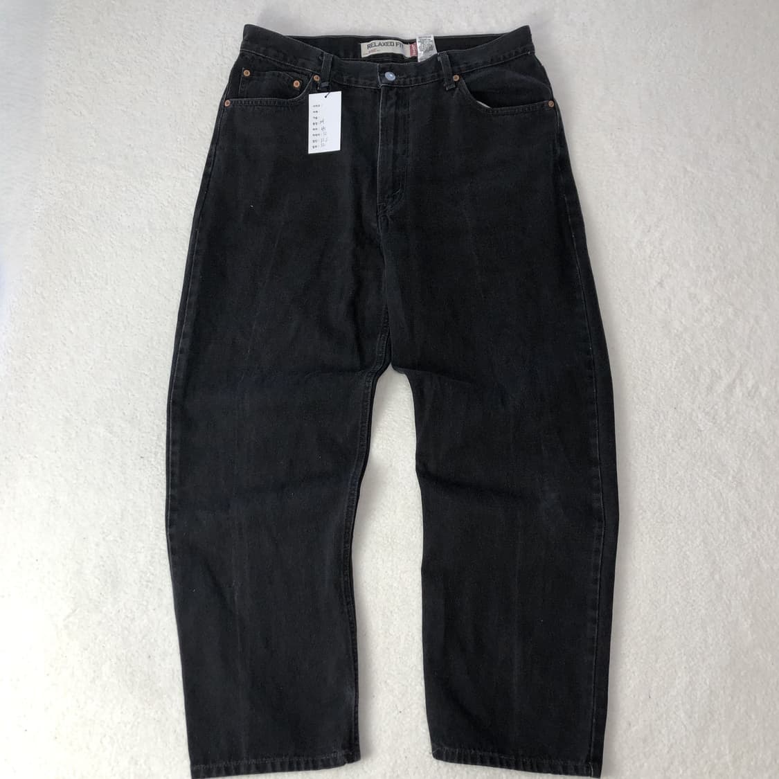 리바이스 550 흑청 데님팬츠 상품이미지1