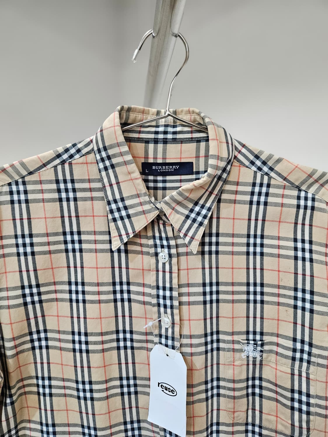 버버리 노바체크 셔츠 상품이미지3