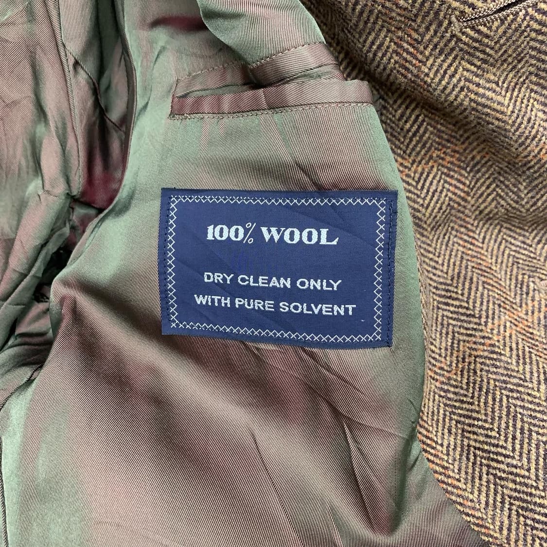 버버리 프로섬 브라운 헤링본체크 울 발마칸 상품이미지8