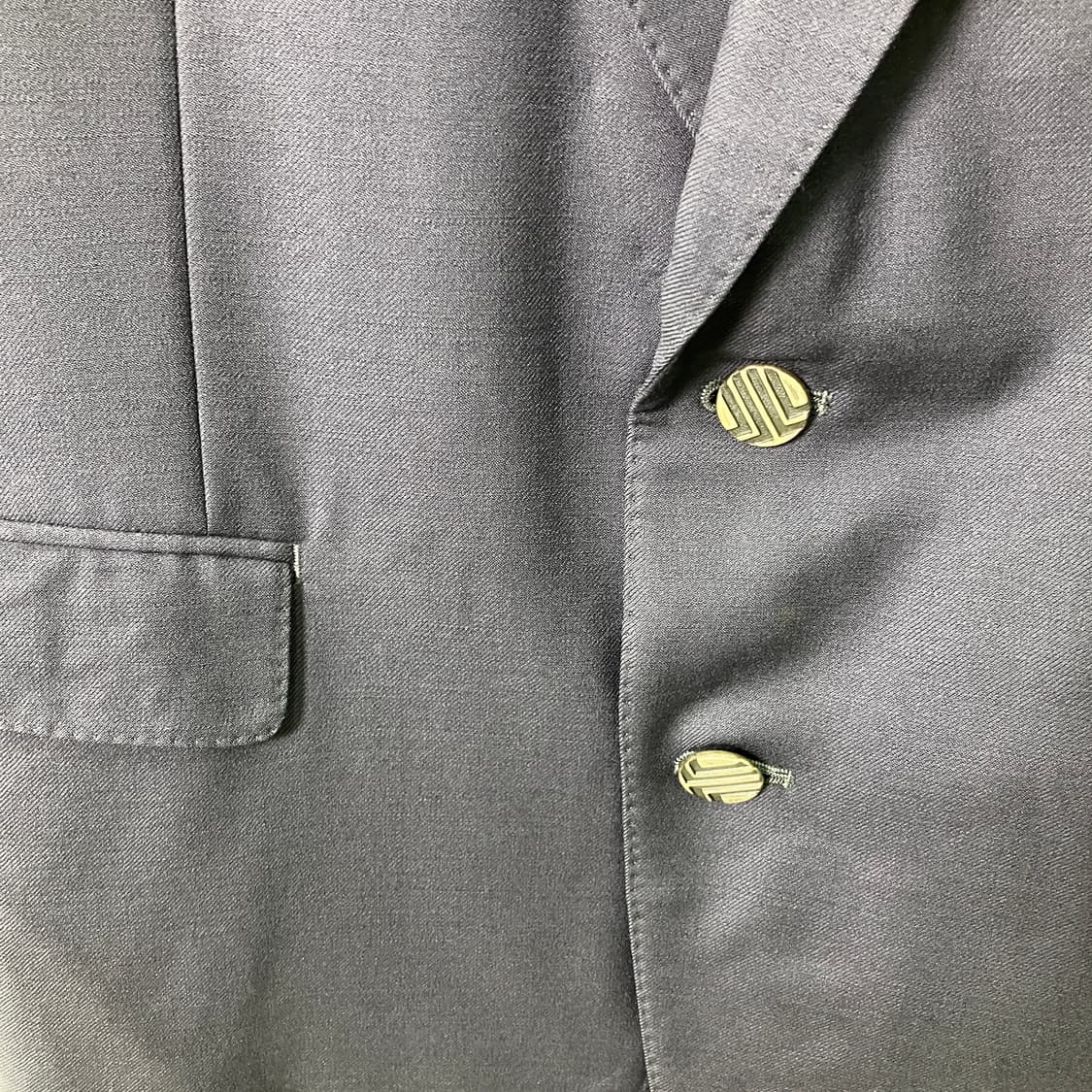 랑방 재팬판 단추 각인 올드 블레이저 상품이미지3